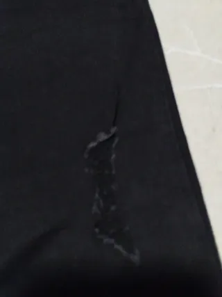 Pantalones negros verano deshilachados