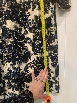 Vestido floral encaje talla M