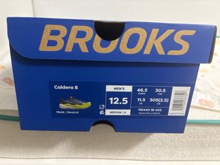 Brooks Caldera 8 Bambas Trail Running Azul/Amarill