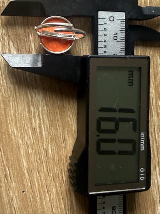 Anello corallo inciso argento 925