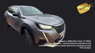 Peugeot e‐2008 Allure Pack 17000KM-IMPOLUTO 11/22