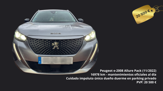 Peugeot e‐2008 Allure Pack 17000KM-IMPOLUTO 11/22