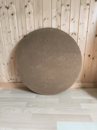 Mesa camilla madera beige y marrón