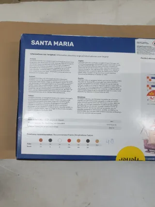 Maqueta Santa María Incluye Pinturas