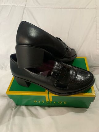 Zapatos Pitillos Mujer Talla 40 Negros