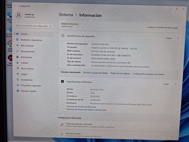 Ordenador Dell OptiPlex 3050 Core i5 afbeelding 5