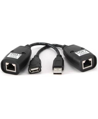 Extensor USB 30m por RJ45 Cat5/5e/6