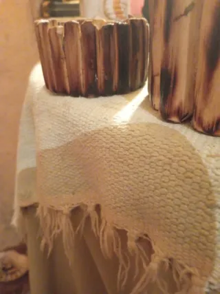 Lámpara Rústica Herradura Madera