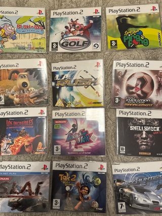 Lote Videojuegos PS2 (Acción, Deporte, Carreras)