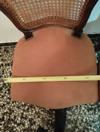 Juego 6 Sillas Isabelinas Madera Rattan