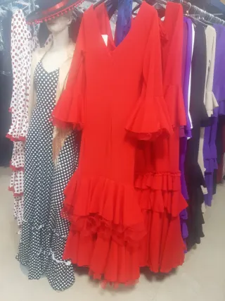 Vestido de Flamenca Rojo
