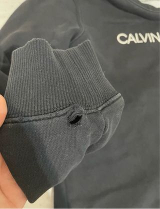 Sudadera Calvin Klein Jeans Negra