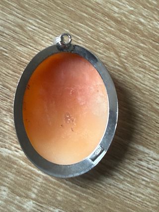 Cameo Dama Montato Argento 925