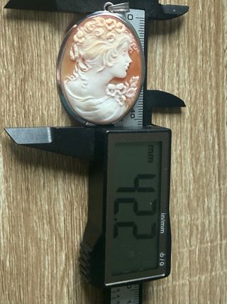 Cameo Dama Montato Argento 925