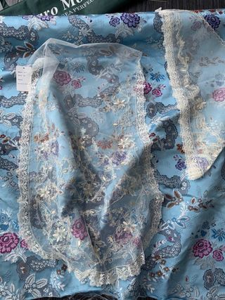 Tela Fallera Álvaro Moliner Azul