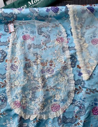 Tela Fallera Álvaro Moliner Azul