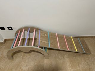 Arco aprendizaje y rampa madera