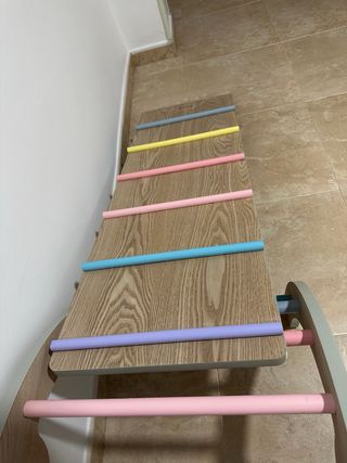 Arco aprendizaje y rampa madera