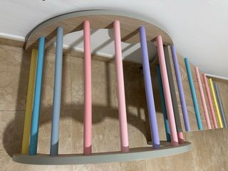 Arco aprendizaje y rampa madera