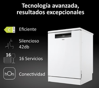 Lavavajillas Haier 16 servicios 60cm