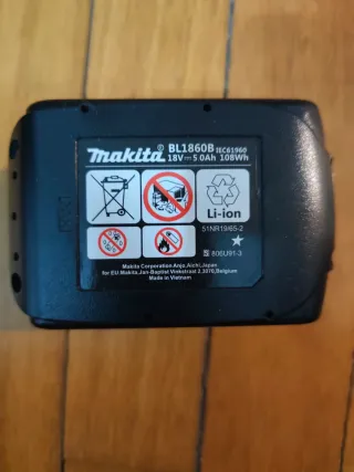 Batería Makita 18V 5.0Ah Litio-Ion