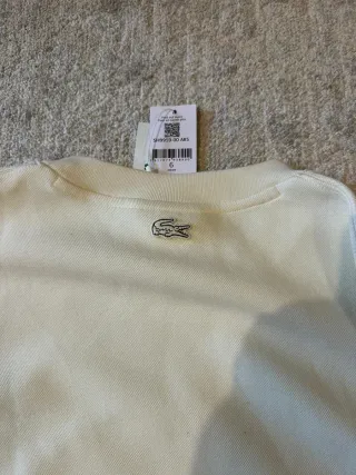 Sudadera Lacoste Blanca Talla XL