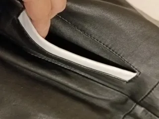 Chaqueta de piel corta