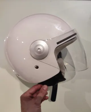 Casco de moto Jet Blanco
