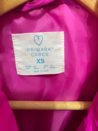 Chaleco rosa acolchado