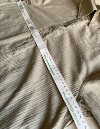 Abito camicia lunga H&M beige cachi