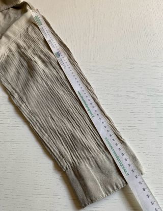 Abito camicia lunga H&M beige cachi