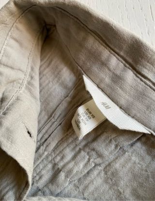 Abito camicia lunga H&M beige cachi