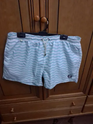 Bañador La Garrocha Hombre Azul y Blanco