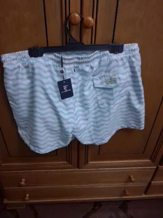 Bañador La Garrocha Hombre Azul y Blanco