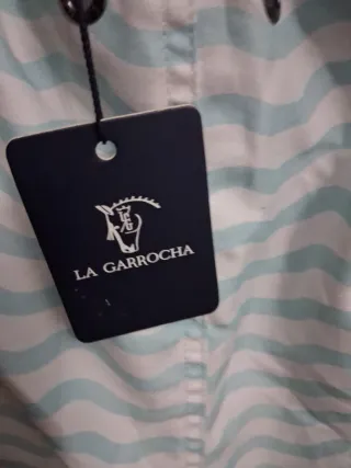 Bañador La Garrocha Hombre Azul y Blanco