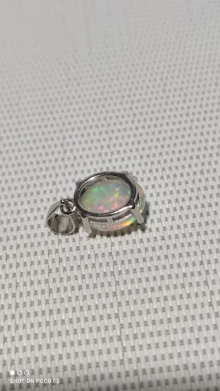 Colgante Ópalo Plata 925.