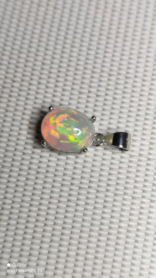 Colgante Ópalo Plata 925.