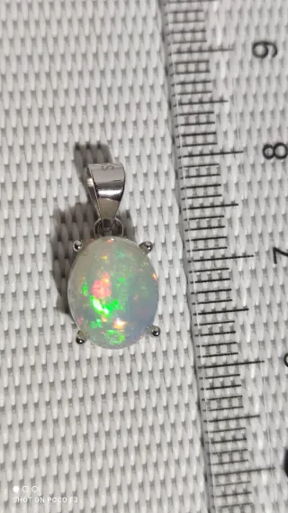 Colgante Ópalo Plata 925.