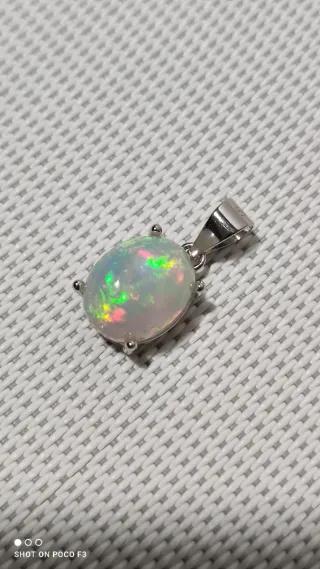Colgante Ópalo Plata 925.