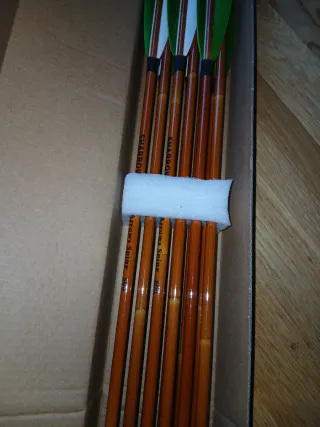 6 frecce in carbonio per tiro con l'arco