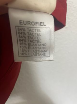 Top Cortefiel Rojo Talla M