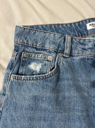 Pantalón corto vaquero Pull&Bear mujer Talla XL