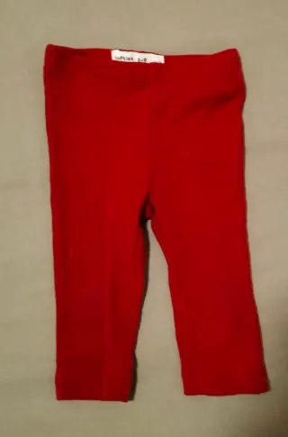 Conjunto niña rayas rojas y blancas Talla 6-9 mese