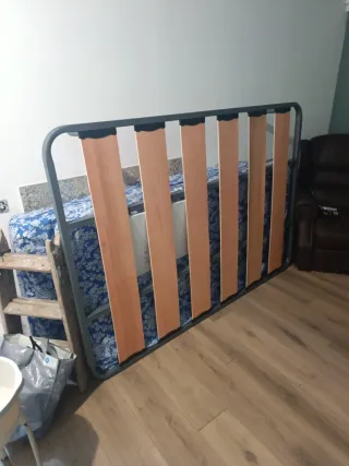 Somier metálico 130 cm