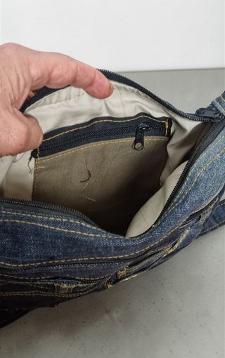 Bolso vaquero reciclado