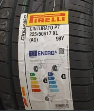 2 Neumáticos Pirelli Cinturato P7 225/50 R17 XL 98