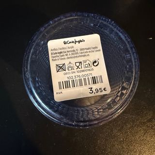 Set 4 Vasos El Corte Inglés Acrílicos