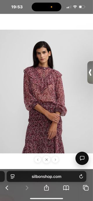 CONJUNTO blusa y falda SILBON Talla S/36