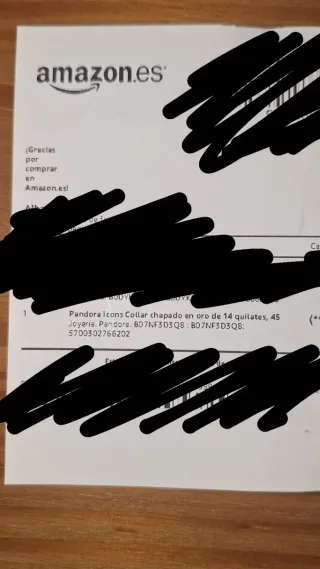 Cadena Pandora 14 quilates.