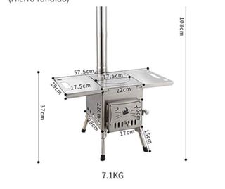 Stufa da Campeggio in Legna di Ferro Nuovo